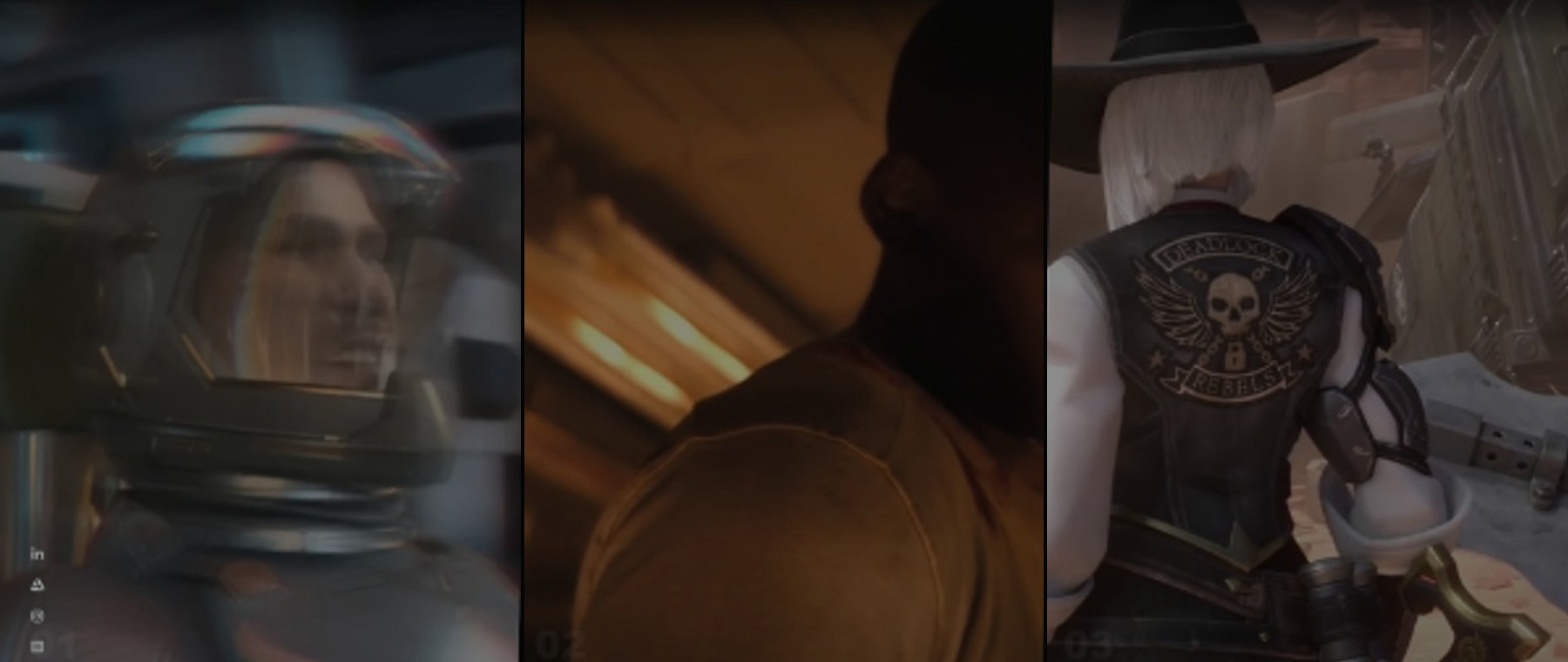 Film, Unreal and game cinematic showreels